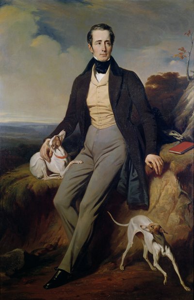 Portrait of Alphonse de Lamartine by Henri Decaisne
